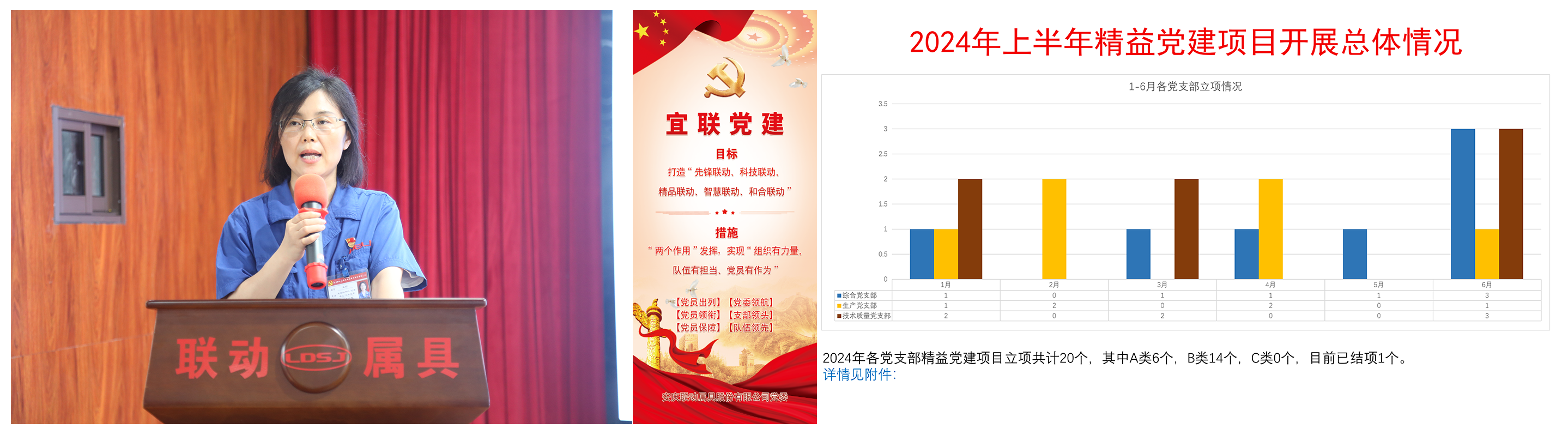公司黨委副書記、紀(jì)委書記王麗解讀“宜聯(lián)黨建”品牌并通報2024年上半年精益黨建項目開展情況.png